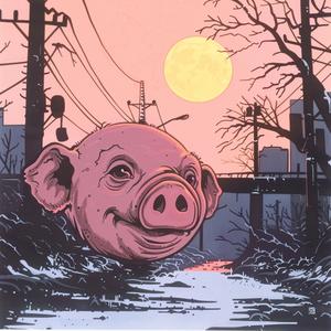 surreal  poster  pig  city  creative  symbolist  art  visual  design  urban 1079773