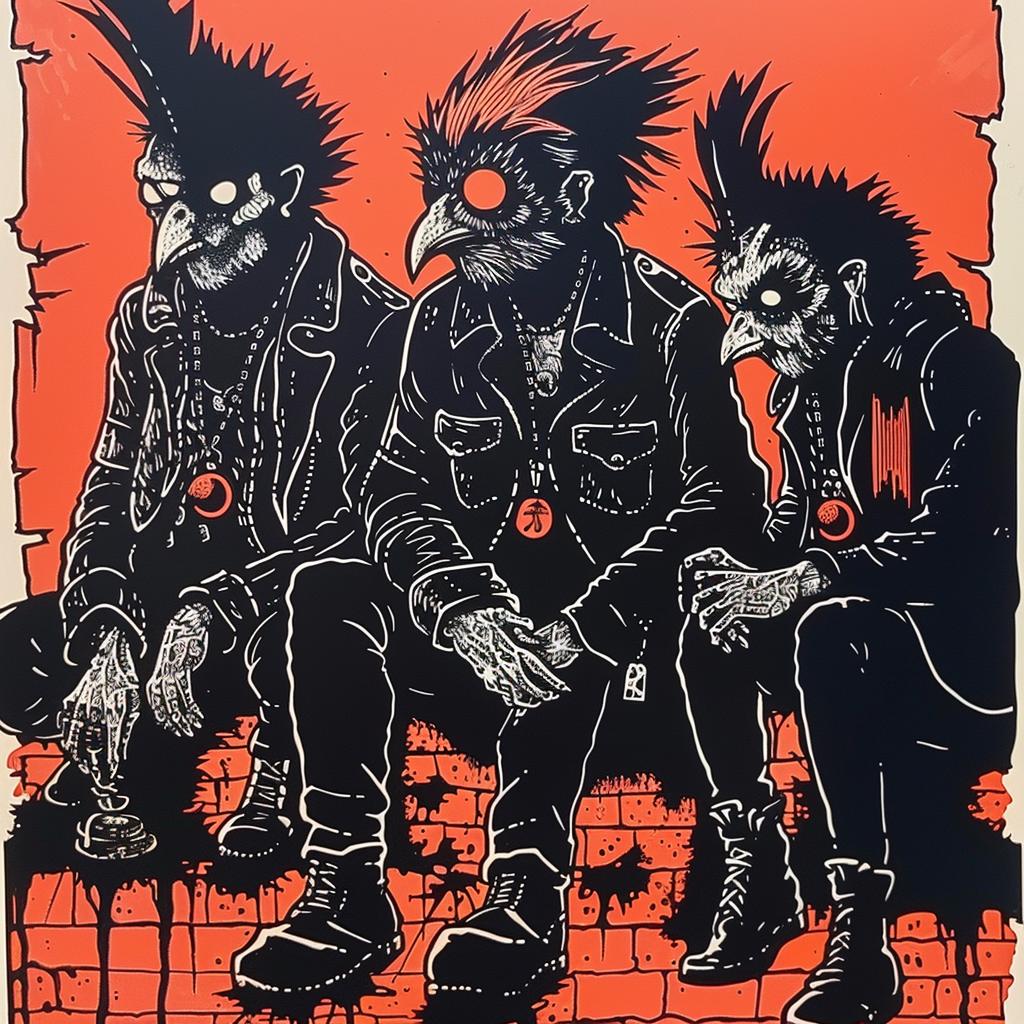 style  Bachalo  naturalistic  dark  occult  arts  poster  punk  rock  band 926320