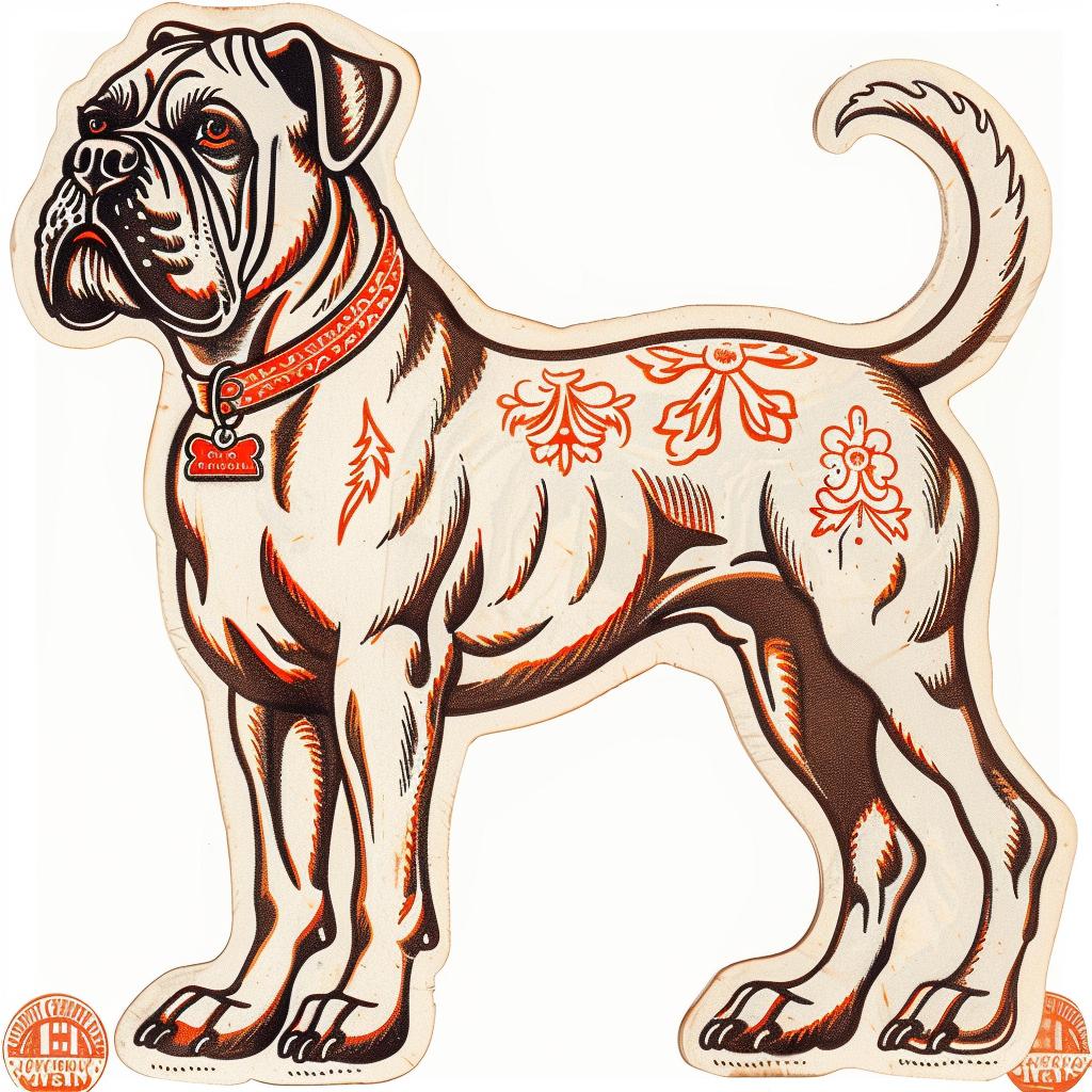 great  dane  dog  collar  red  background  canine  pet  stylized  animal 942860