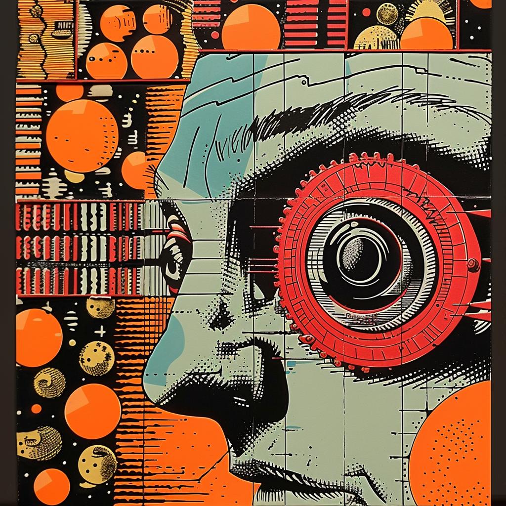 face  clock  poster  abstract  collage  Rauschenberg  graphic  design  impressionism  art 950494