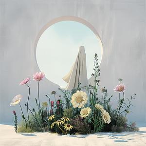 flower  garden  window  circular  landscape  nature  bright  colorful  design  art 1040566