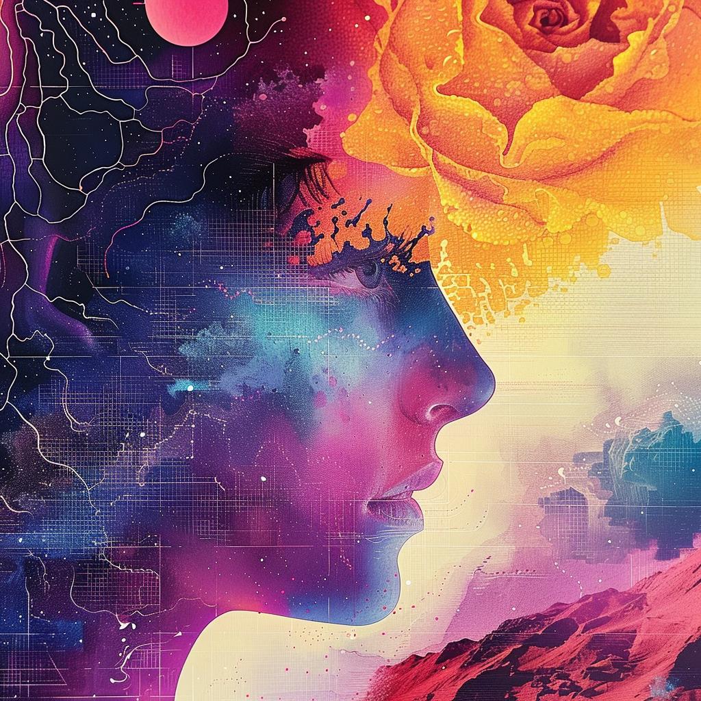 psychedelic  flower  art  vivid  colorful  abstract  nature  design  bright  creative 967844