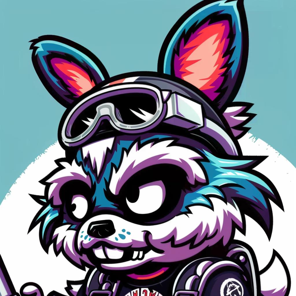 cartoon  rabbit  goggles  gun  graphic  artwork  design  funny  animal  illustration 940034