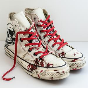 shoes  hybrid  sneakers  white  red  laces  studio  photography  design  art 1038129