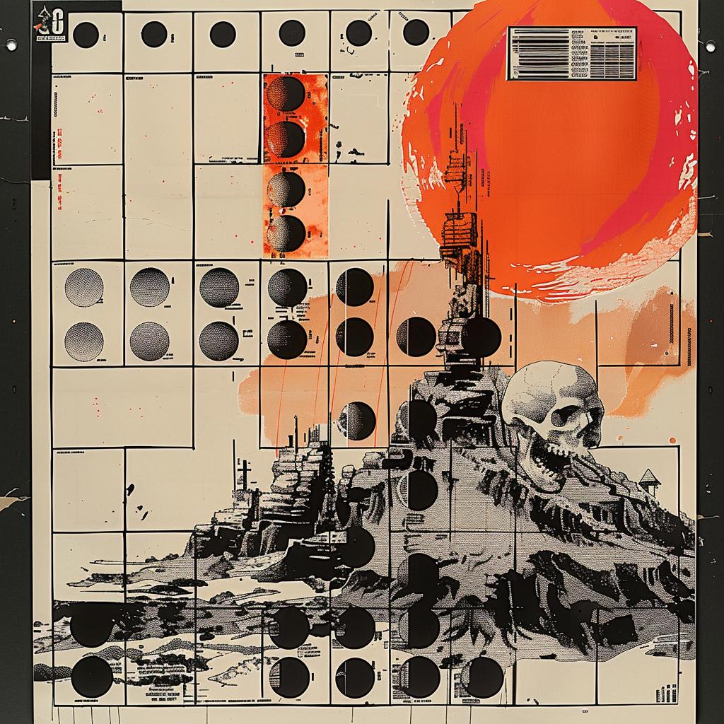 skull  castle  poster  collage  creative  surreal  art  design  visual  Toshio 960193