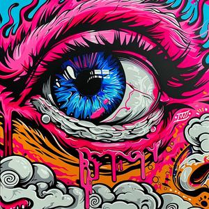 horror  Japanese  eye  smoke  colorful  art  monster  creepy  illustration  spooky 1036500