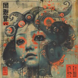 surreal  album  cover  woman  hyper-realistic  symbolist  large  head  art  painting 1064932