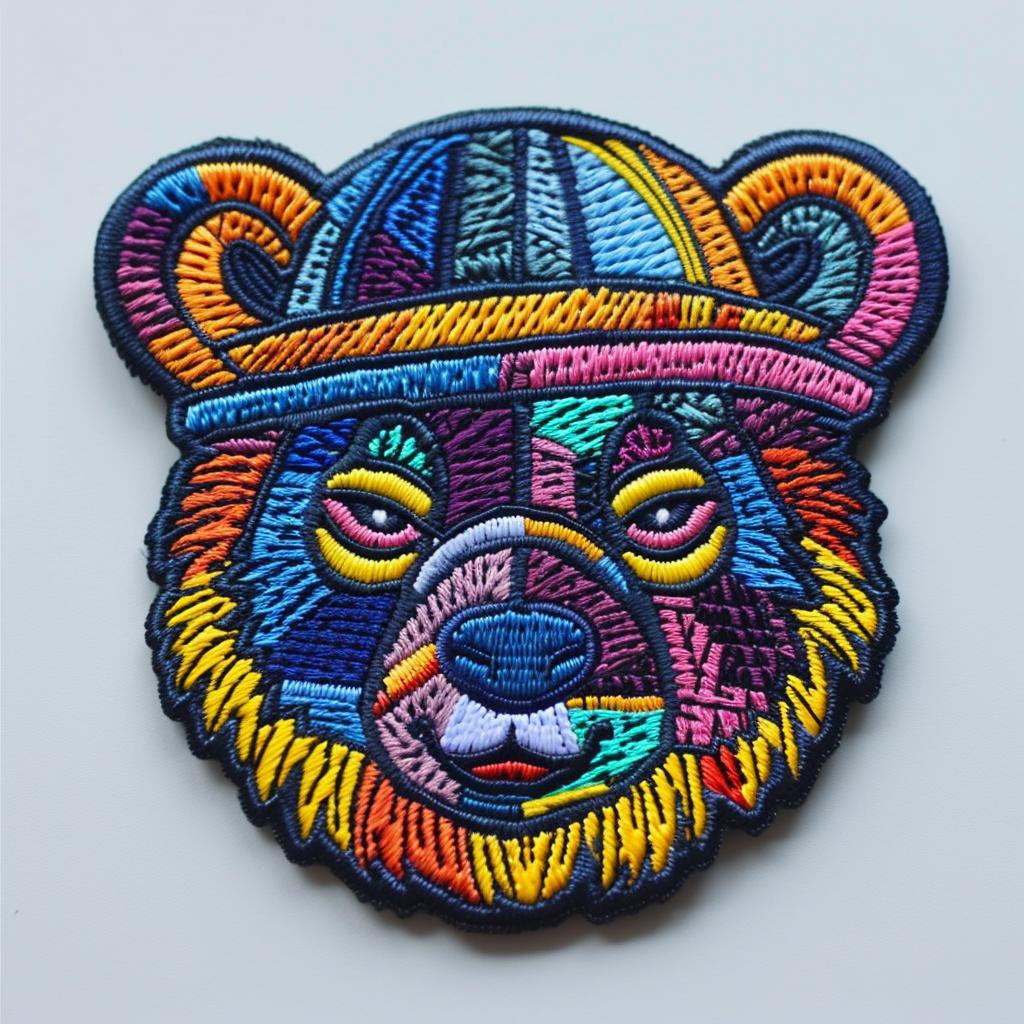 patch  bear  hat  chenille  hip-hop  streetwear  animal  colorful  minimal  stitch 961378