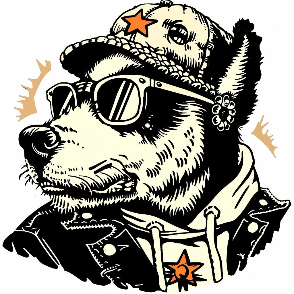 aggressive  streetwise  anthropomorphic  animal  cap  sunglasses  minimal  urban  culture  cartoon 959055