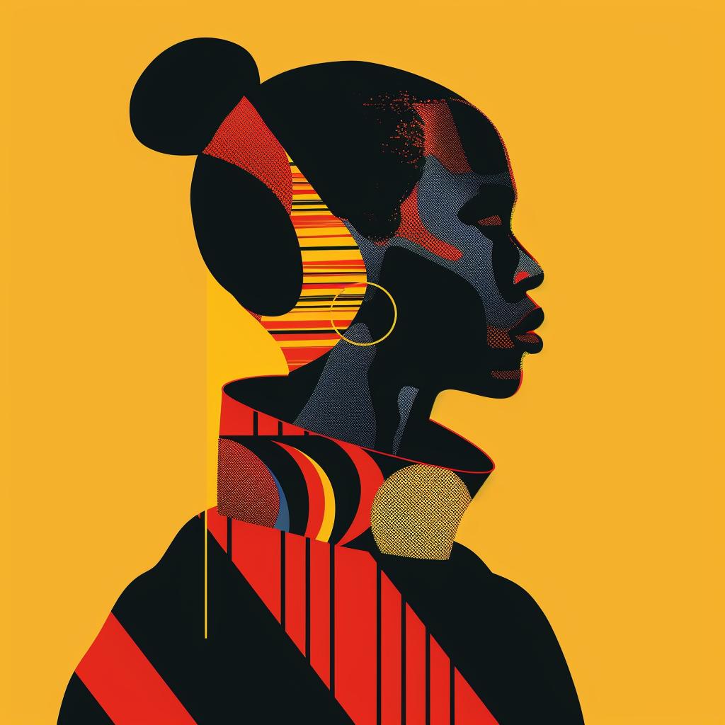 abstract  portrait  minimalist  elegance  geometric  colorful  woman  stylish  bold  modern 929428