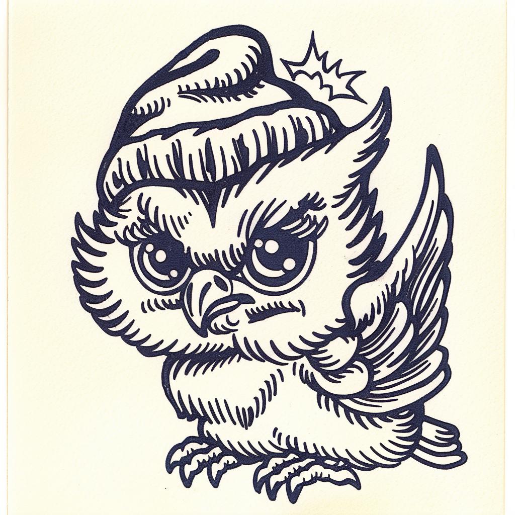 owl  hat  white  background  street  culture  minimal  aggressive  art  drawing 959343