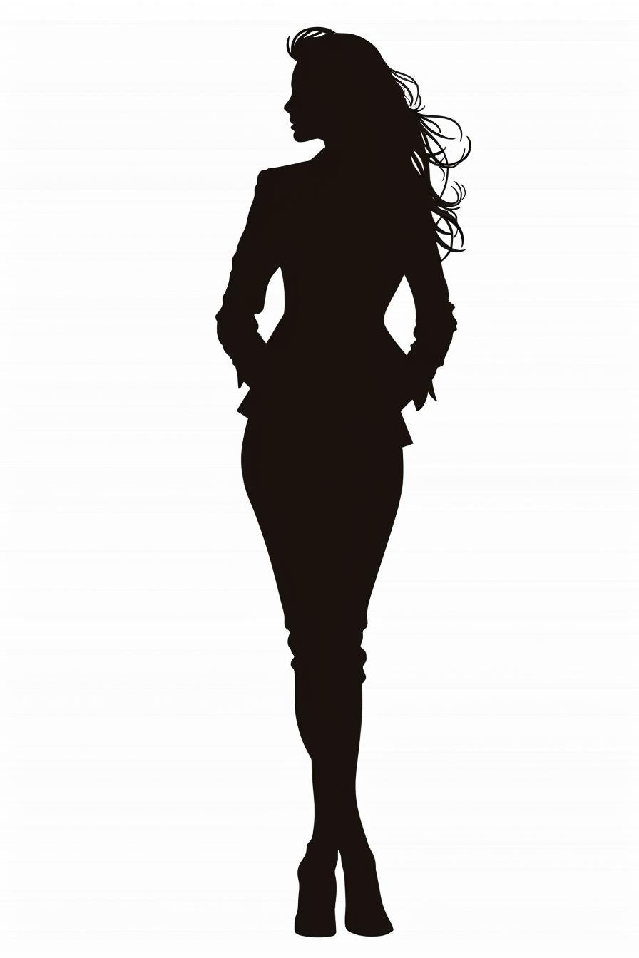 woman  silhouette  suit  business  vector  minimal  attire  professional  white  background 954354