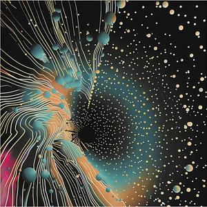 black  hole  colorful  swirl  center  cosmic  space  abstract  vibrant  artwork 1038977