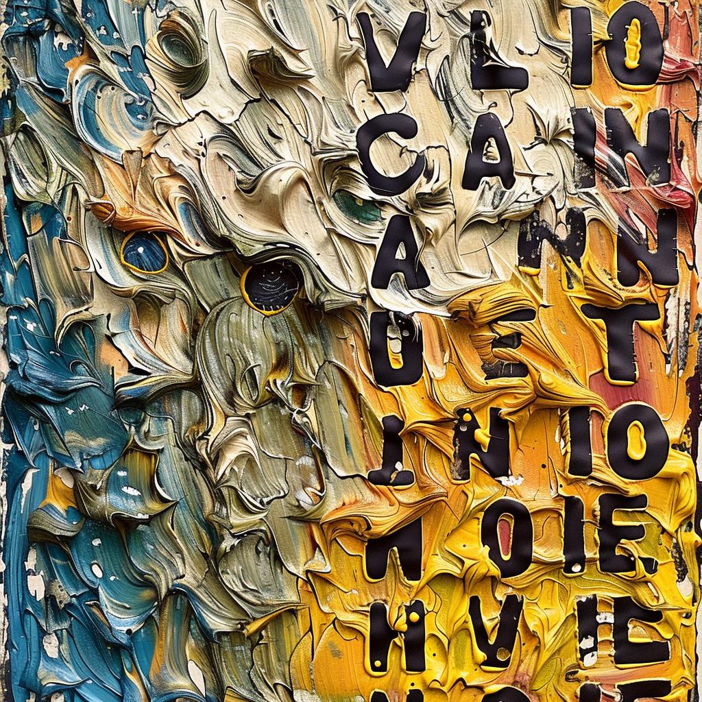 painting  words  viva  la  vida  encaustic  impasto  palette-knife  artistic  colorful 950984