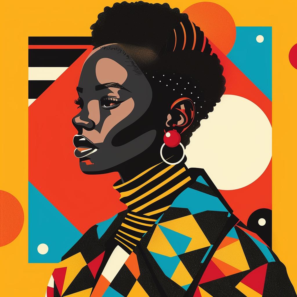 abstract  elegance  minimalist  portrait  colorful  stylish  geometric  contrast  modern  art 929133