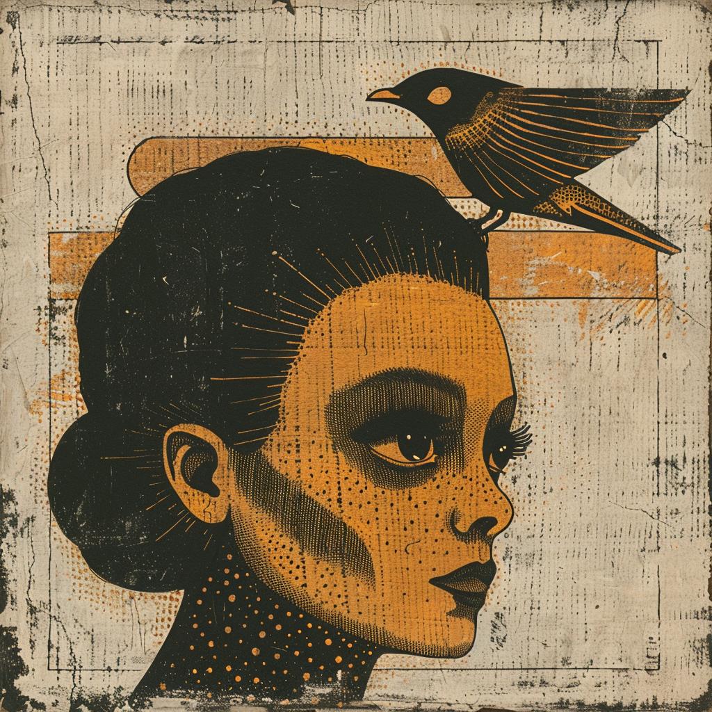 woman  bird  head  art  naturalistic  spiritual  terrifying  occult  dark  introspective 926580