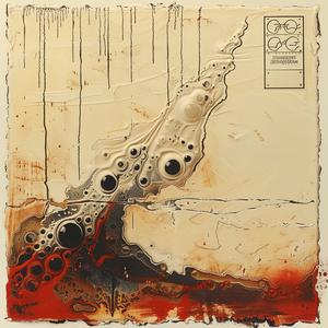 encaustic  paint  red  white  Todd  McFarlane  abstract  texture  vibrant  artwork 1067451