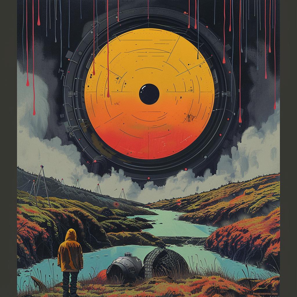 surreal  album  cover  axonometric  introspective  naturalistic  spiritual  terror  occult  technicolor 973782