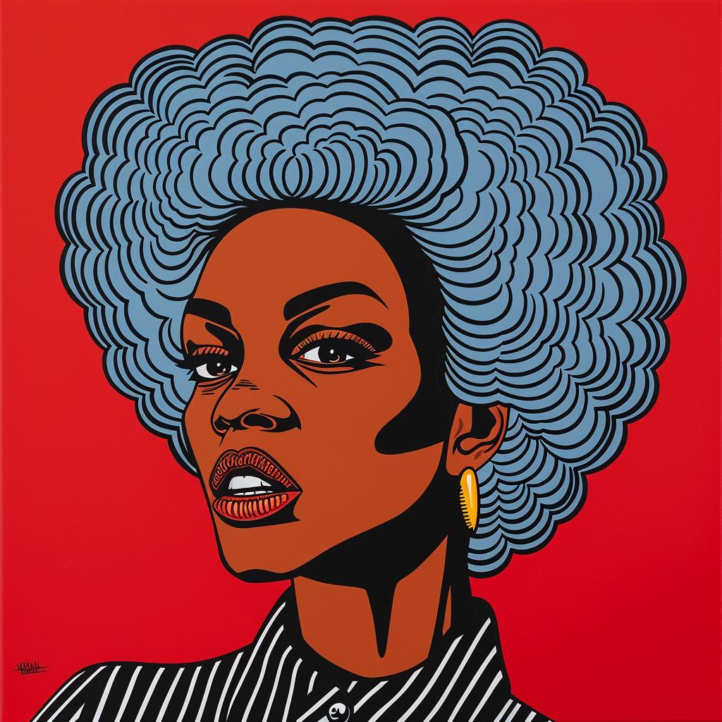 woman  portrait  age  bluehair  redbackground  expression  figure  realism  artistic  character 972511