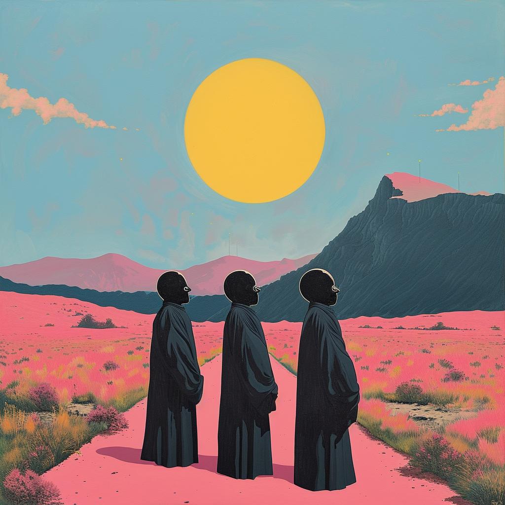 surreal  occult  dark  arts  robes  sun  mystical  artwork  group  striking 1019457
