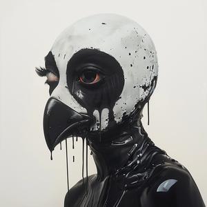 woman  bird  head  artistic  abstract  surreal  portrait  vibrant  edgy  unique 1072482