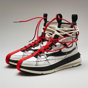 sneakers  white  red  laces  hybrid  modern  studio  photography  design  fashion 1038066
