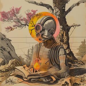 chromolithography  robot  tree  horror  drawing  Deathmetal  Andreas  Levers  surreal  dark 1037102