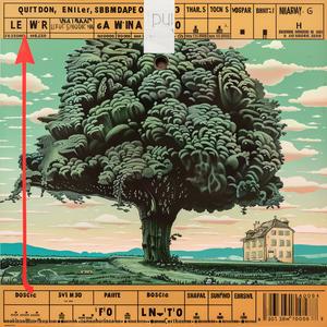 tree  house  album  cover  chromolithography  Quint  Buchholz  Andreas  Levers  illustration 1039861