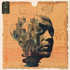 collage  head  surreal  blockprint  images  creative  art  Jack  Kirby  Batho 1063241