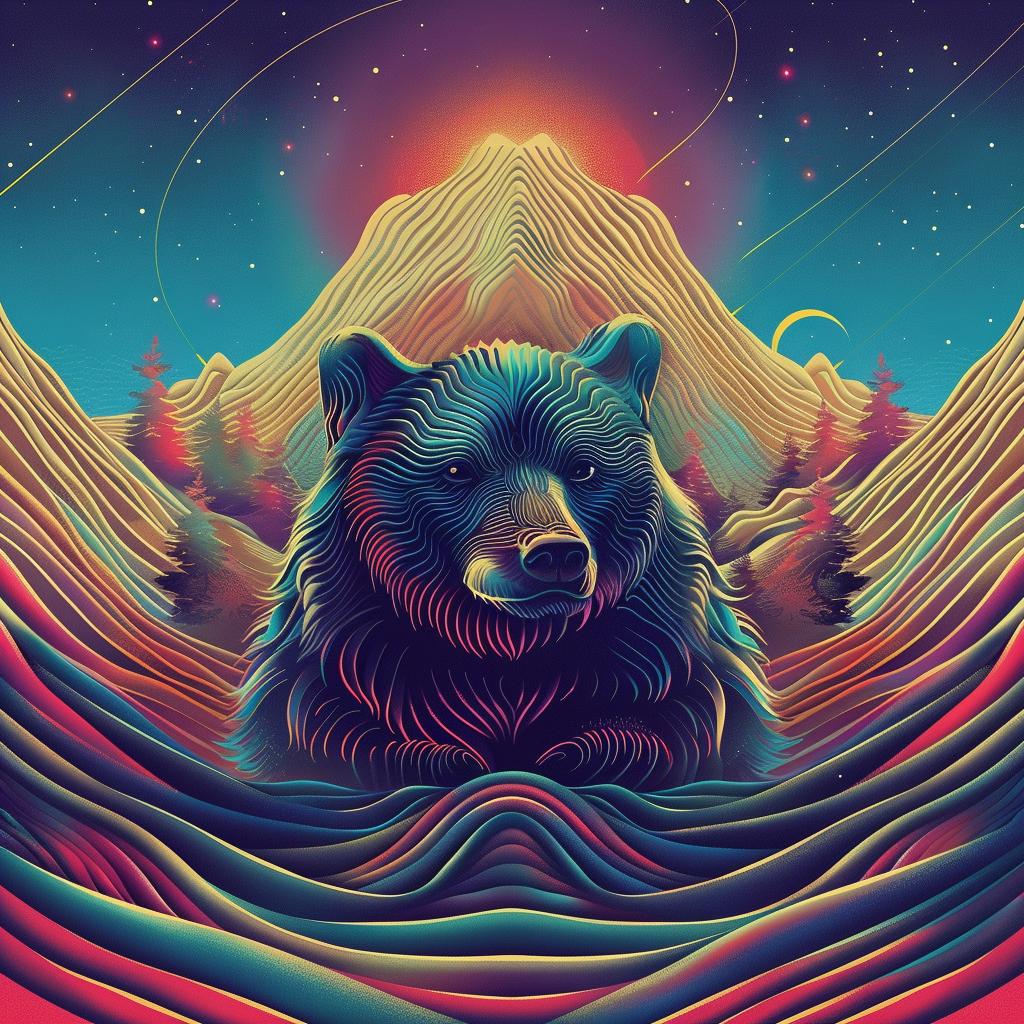 bear  mountains  colorful  nature  wildlife  landscape  vivid  scenic  outdoors  wild 967268