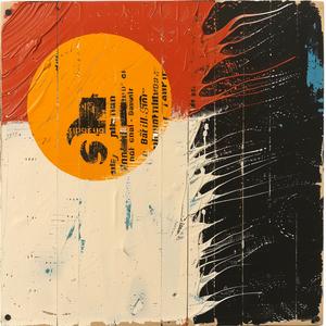 abstract  sun  encaustic  palette-knife  colorful  impasto  bright  vibrant  artistic  modern 1066174