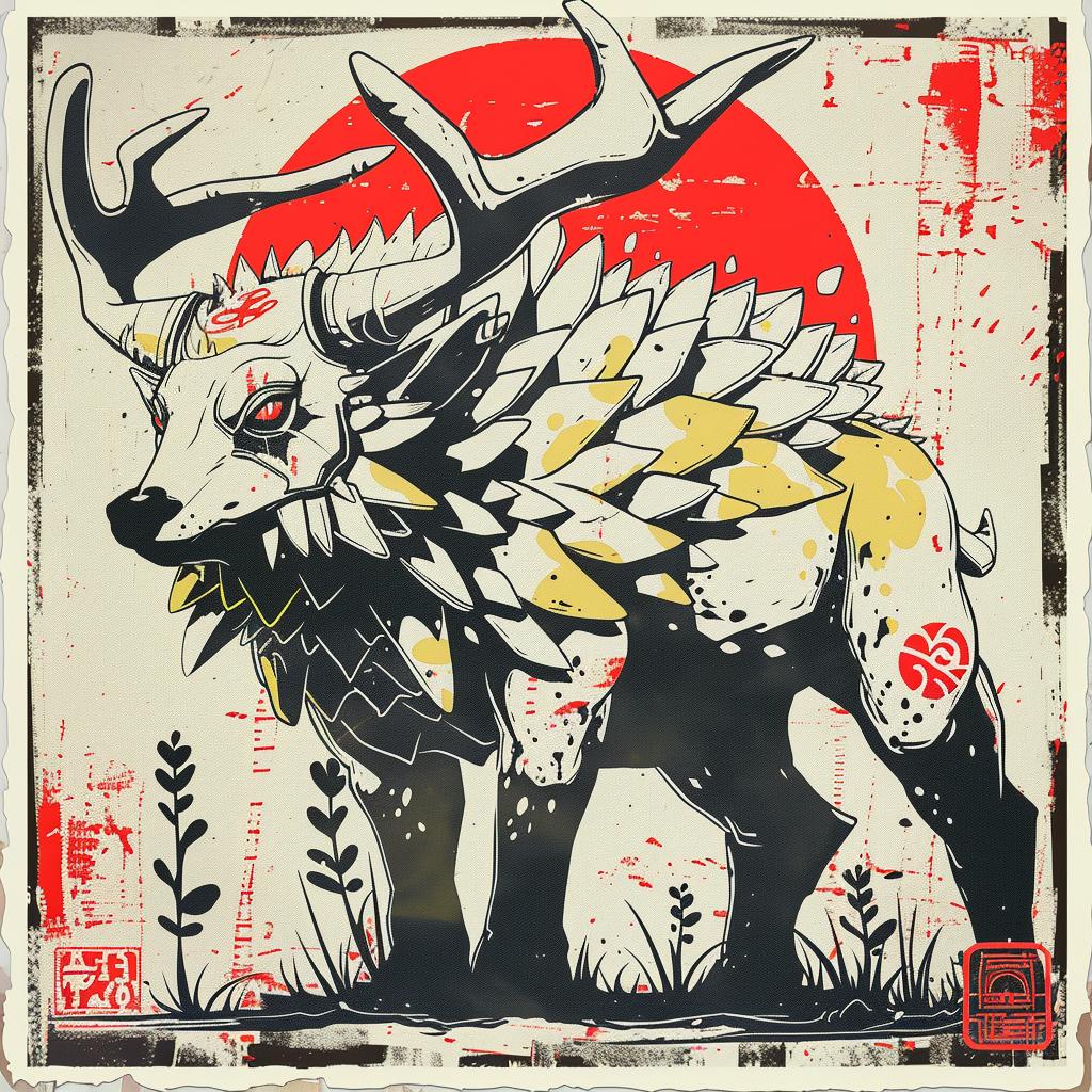 mythical  creature  hybrid  deer  fantasy  art  sun  nature  unique  imaginative 941279