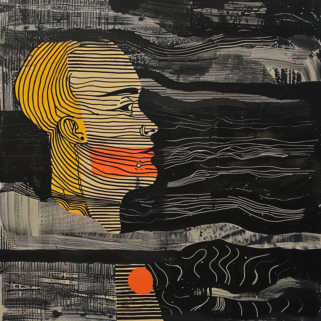 cyborg  industrial  punkcore  man  yellow  sun  collage  juxtaposition  dots  abstract 936488