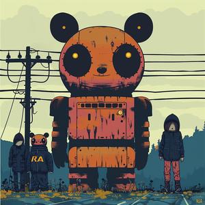 poster  robot  people  surreal  futuristic  illustration  dynamic  interaction  fantasy  adventure 1077903