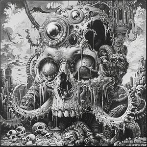 skull  drawing  black  white  eyes  mythology  surreal  symbolism  detailed  dark 1072850