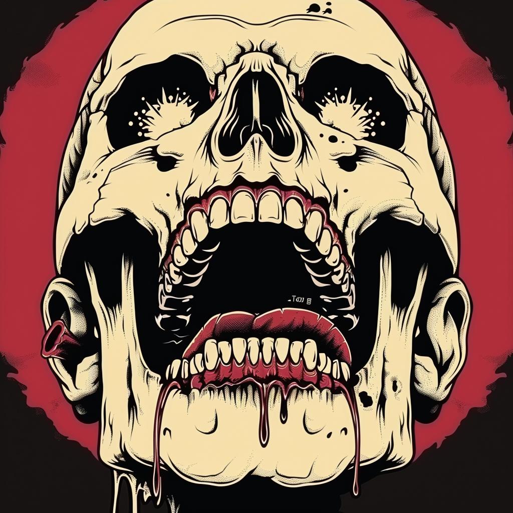 Skull  Blood  Terror  Occult  Dark  Introspective  Naturalistic  Spiritual  Art  Machine 931581