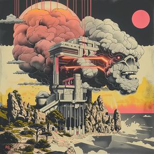 surreal  album  cover  art  by  person  risograph  symbolist  screenprinting  artwork 1036971