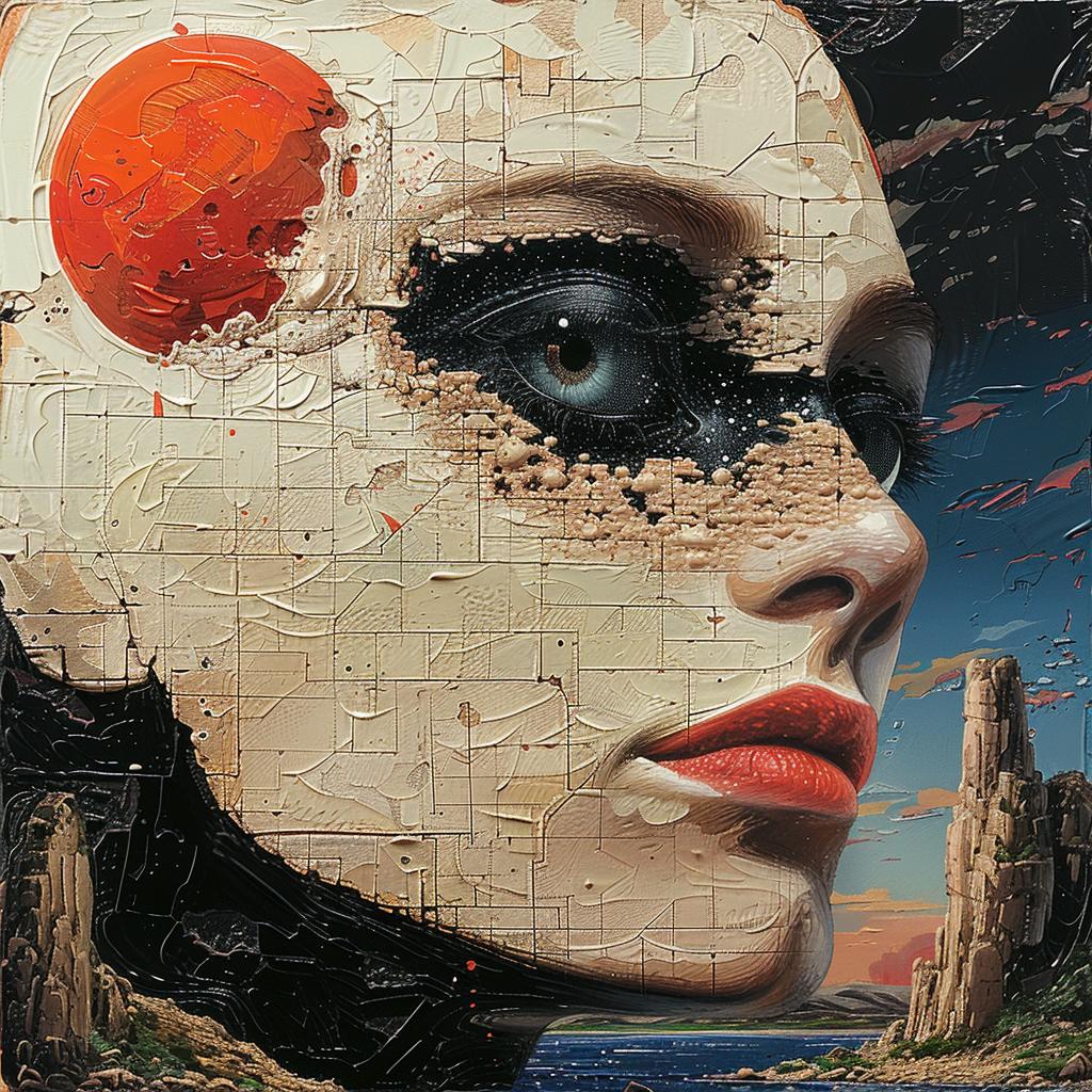 woman  red  sun  portrait  light  symbolism  art  color  creativity  face 963746