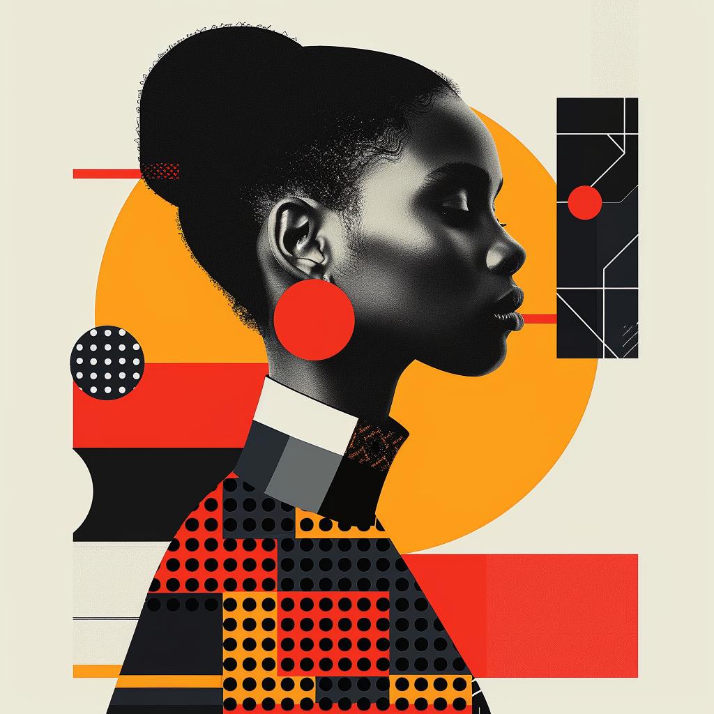 abstract  portrait  minimalist  elegant  geometric  colorful  modern  girl  Chic  fashion 929125