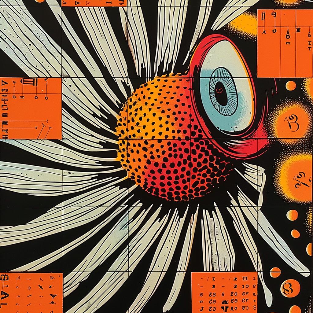 calendar  eye  flower  collage  abstract  graphic-design  art  colorful  creative  modern 950724