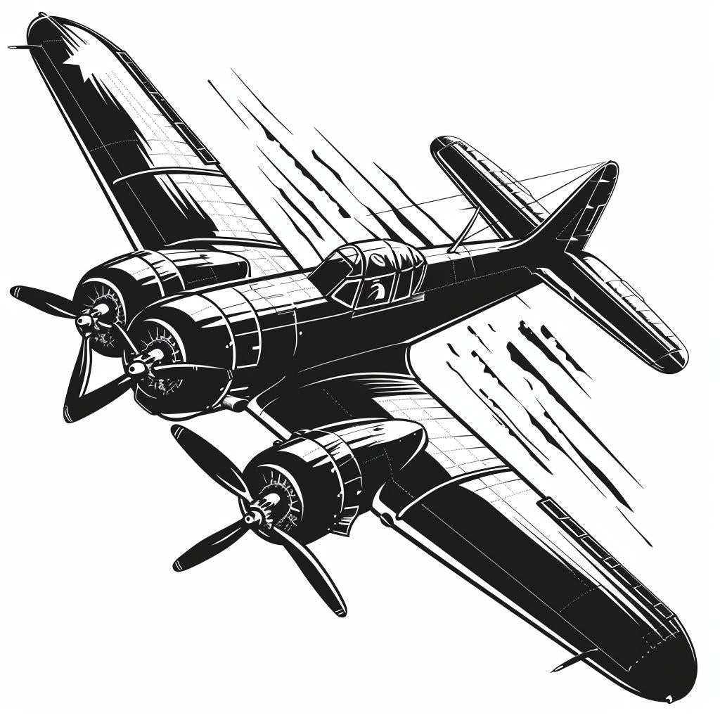 silhouette  plane  white  vintage  icon  emblem  bold  linocut  tattoo  black 952119