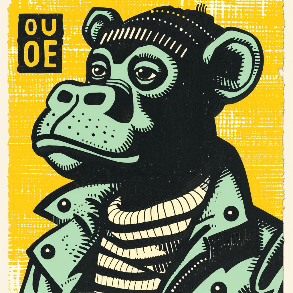 aggressive  streetwise  animal  jacket  culture  minimal  poster  monkey  simple  hat 957902