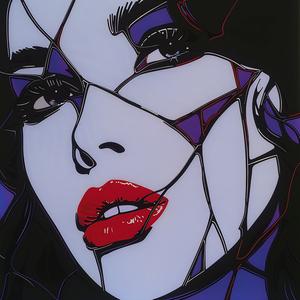 album  cover  woman  broken  face  surreal  chaos  flowerpunk  symbolist  creative 1078197