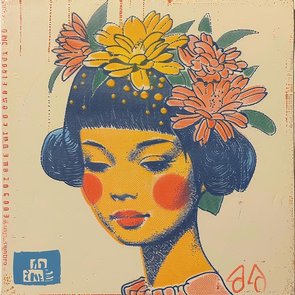 painting  woman  flowers  hair  flowerpunk  beauty  nature  colorful  vibrant  art 963307