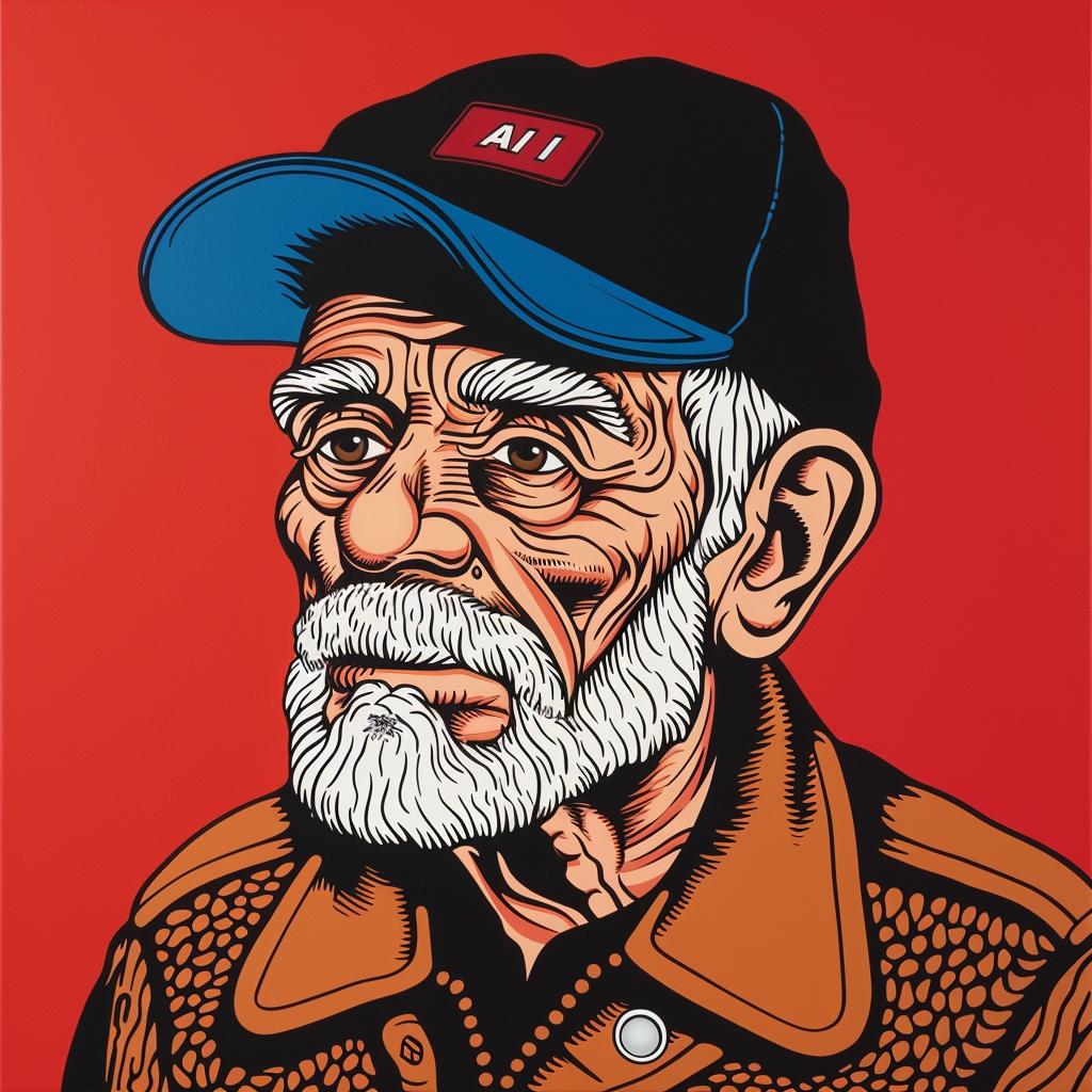 poster  old  man  cap  expression  details  mature  wisdom  realism  portrait 972734
