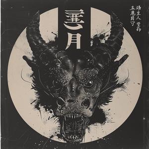 minimalist  risography  black  white  poster  dragon  head  dark  art  symbols 1062476