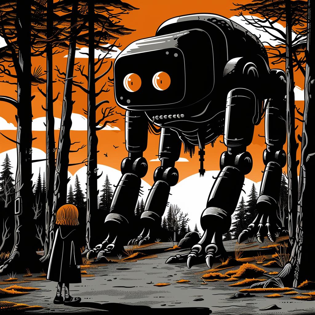 surreal  album  cover  hyper-realistic  screenprinting  symbolist  creative  art  Iron  Giant 925335