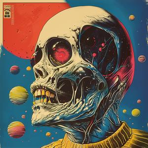 surreal  skull  redeye  albumcover  Risograph  symbolist  hyperrealistic  screenprinting  dark  graphic 1080021