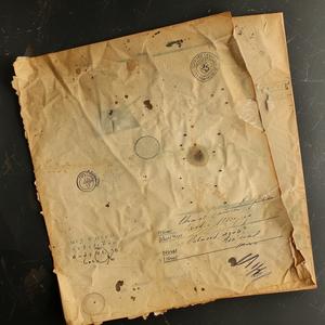 vintage  letterhead  aged  document  authenticity  1940  writing  worn  paper  hotel 1075022