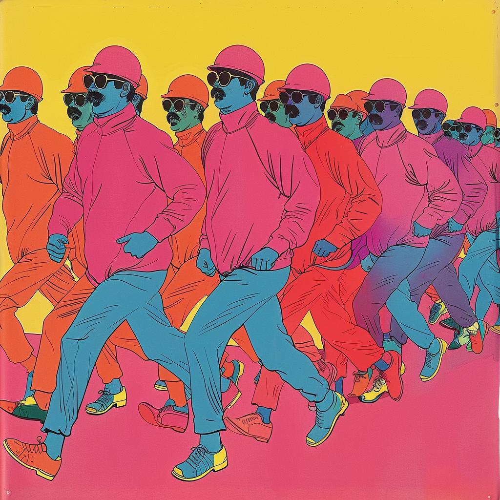 surreal  album  cover  people  bright  colors  poster  art  Joan  Cornella 973891